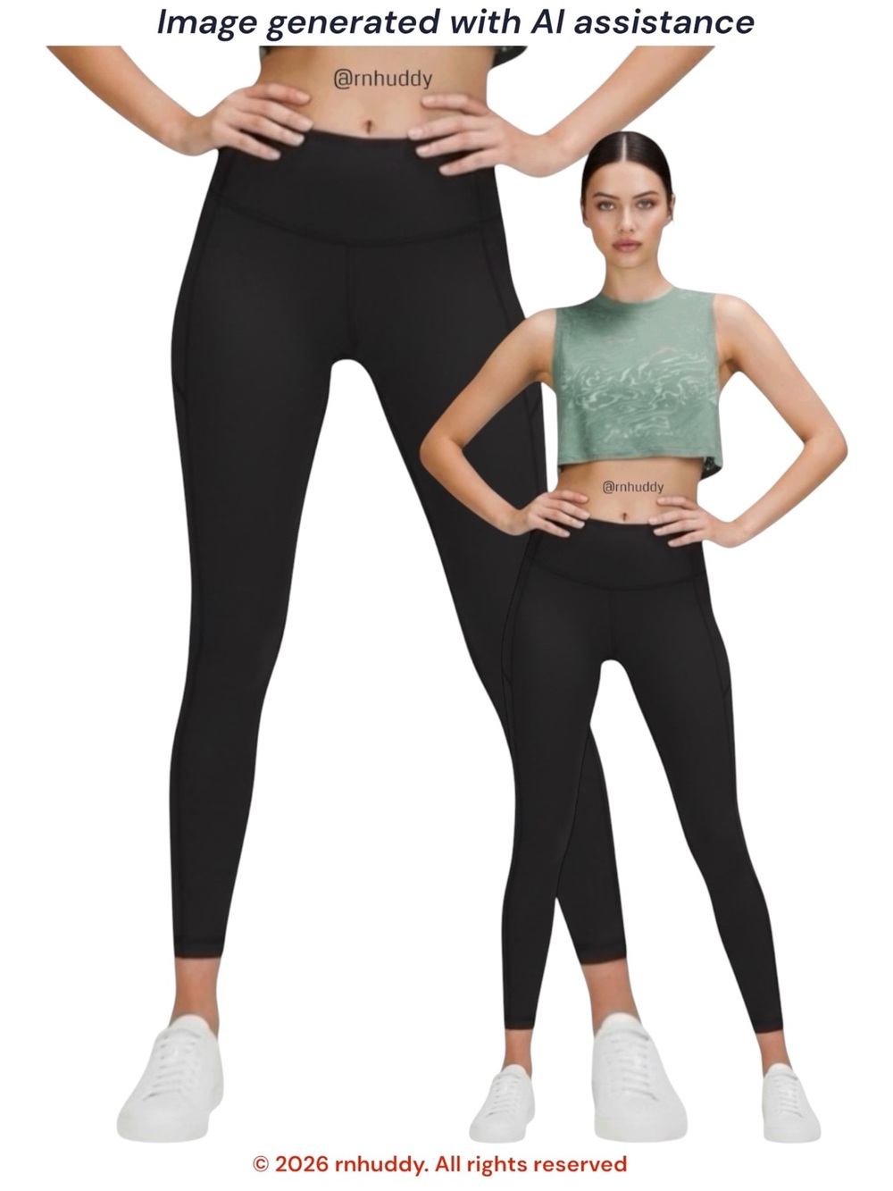 Lululemon size 2 black wunder under 7/8 tights